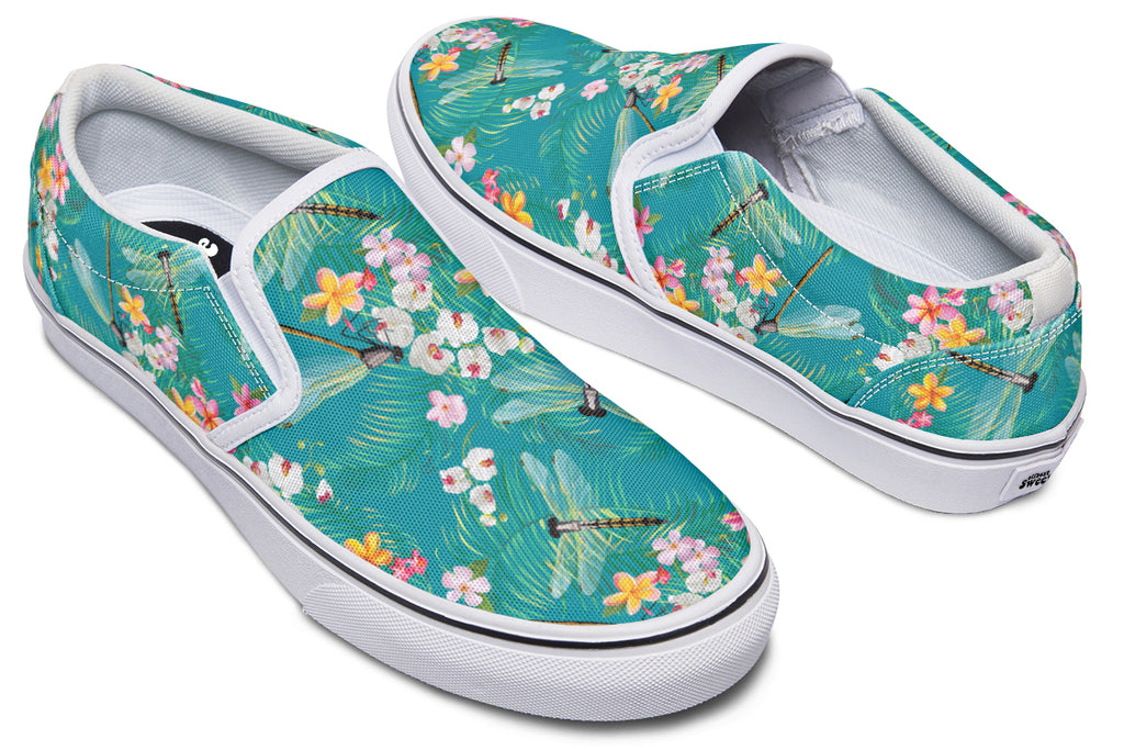Dragonflies Slip Ons - Offbeat Sweetie
