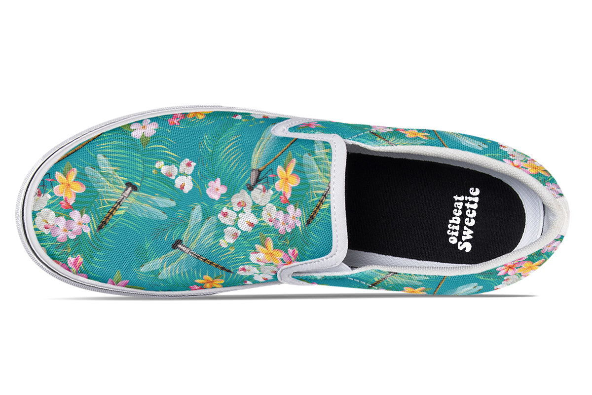 Dragonflies Slip Ons - Offbeat Sweetie