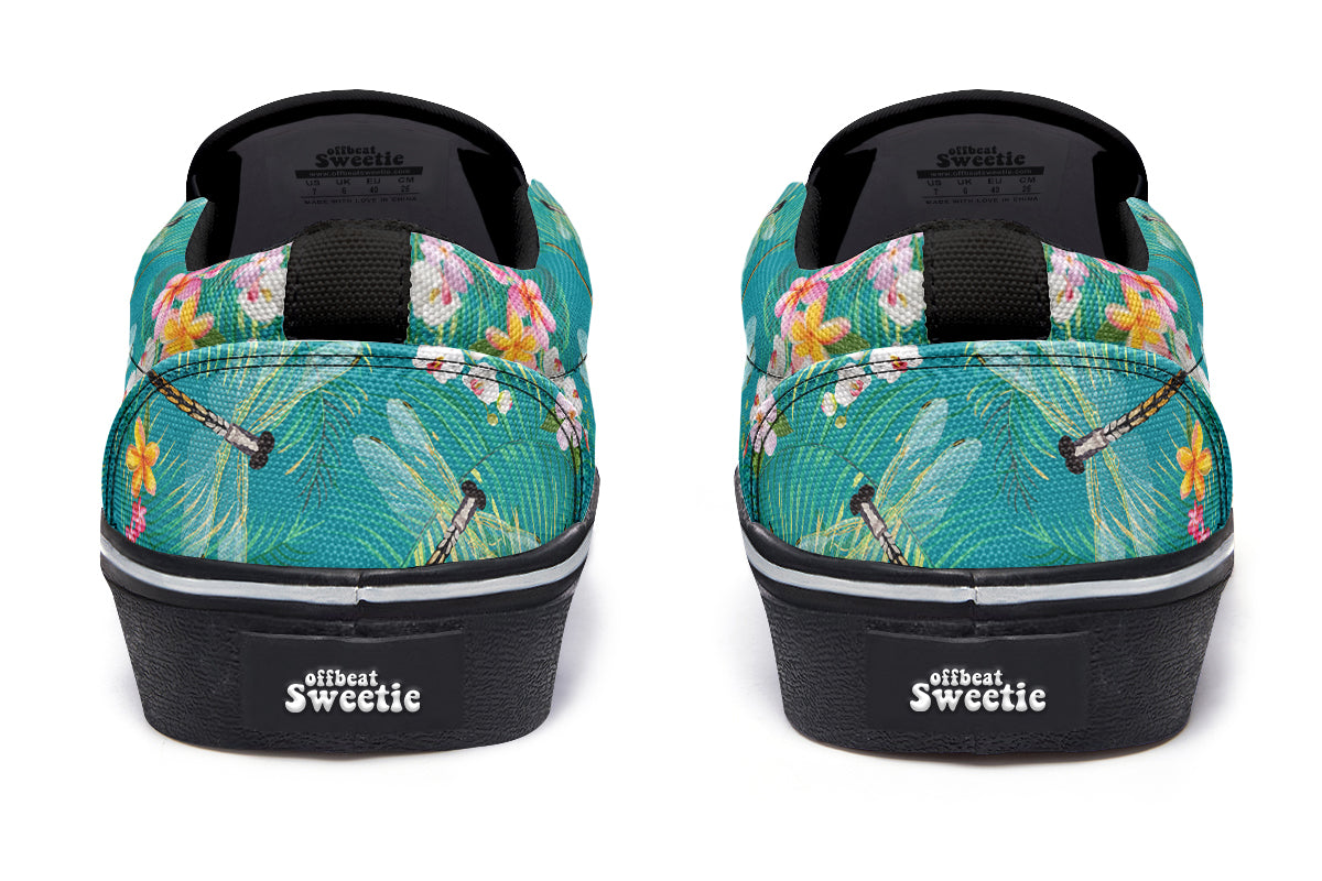 Dragonflies Slip Ons - Offbeat Sweetie