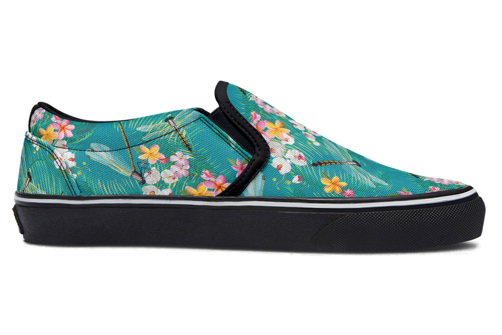 Dragonflies Slip Ons - Offbeat Sweetie