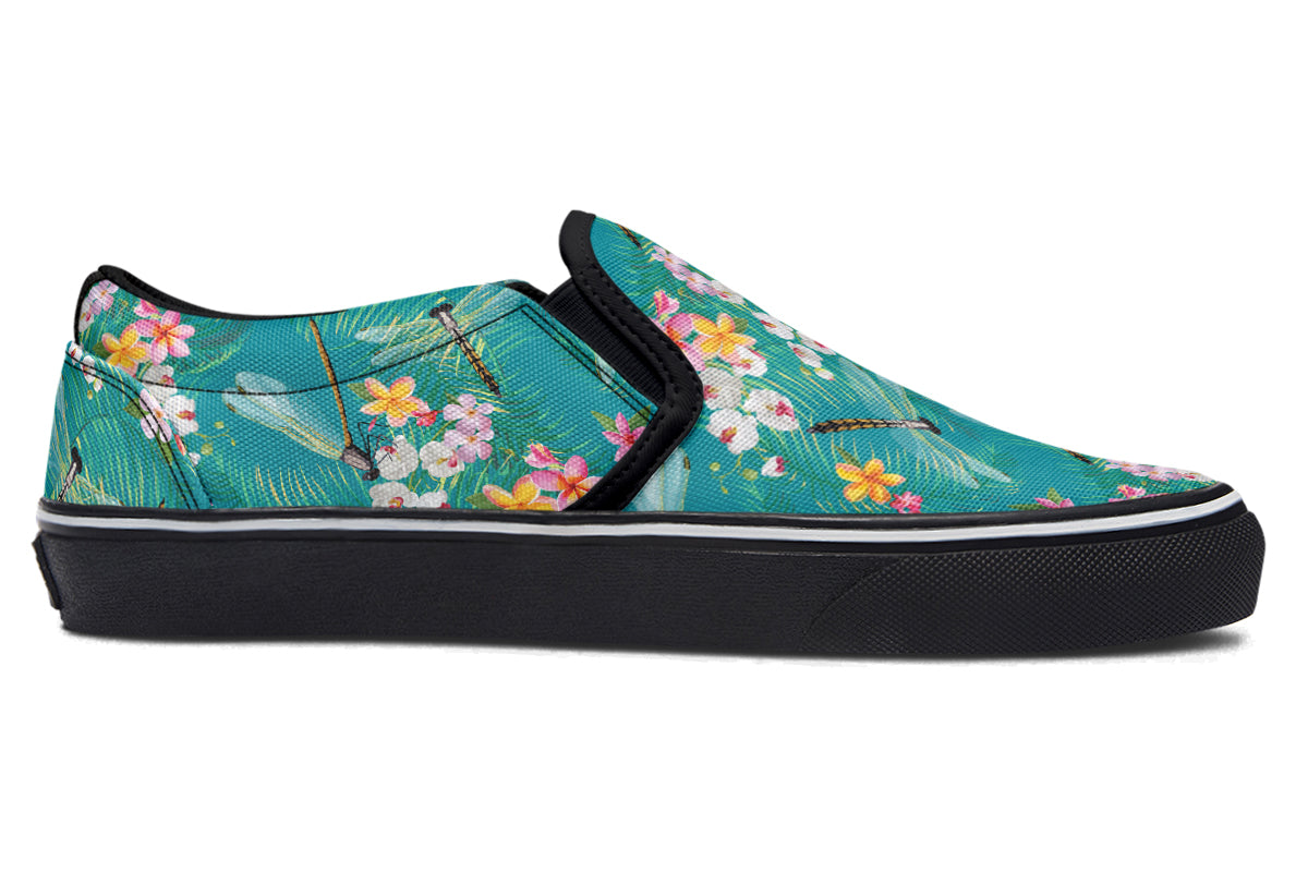 Dragonflies Slip Ons - Offbeat Sweetie