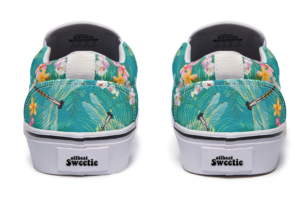Dragonflies Slip Ons - Offbeat Sweetie