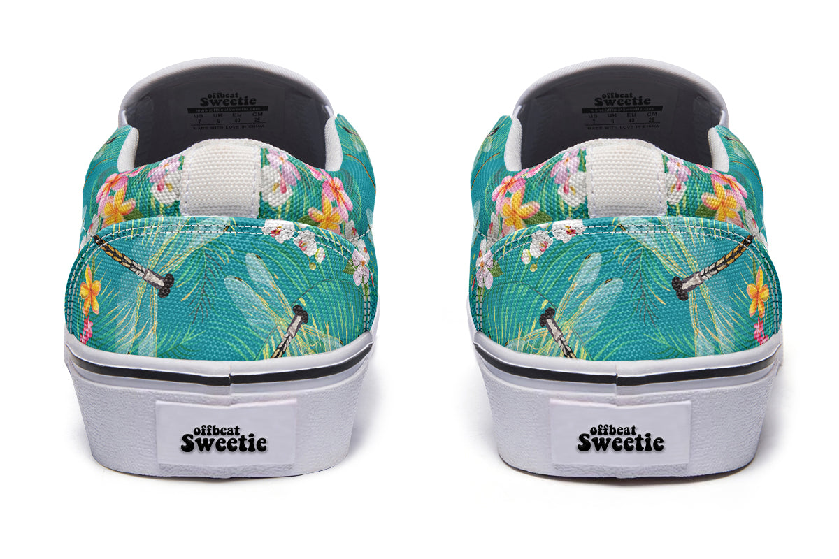 Dragonflies Slip Ons - Offbeat Sweetie