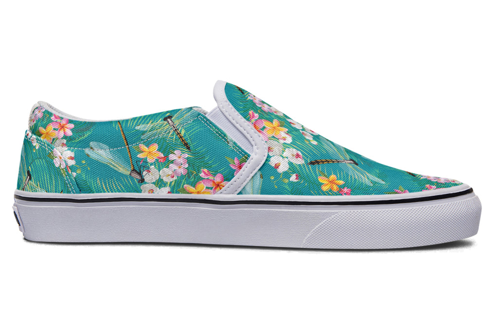 Dragonflies Slip Ons - Offbeat Sweetie