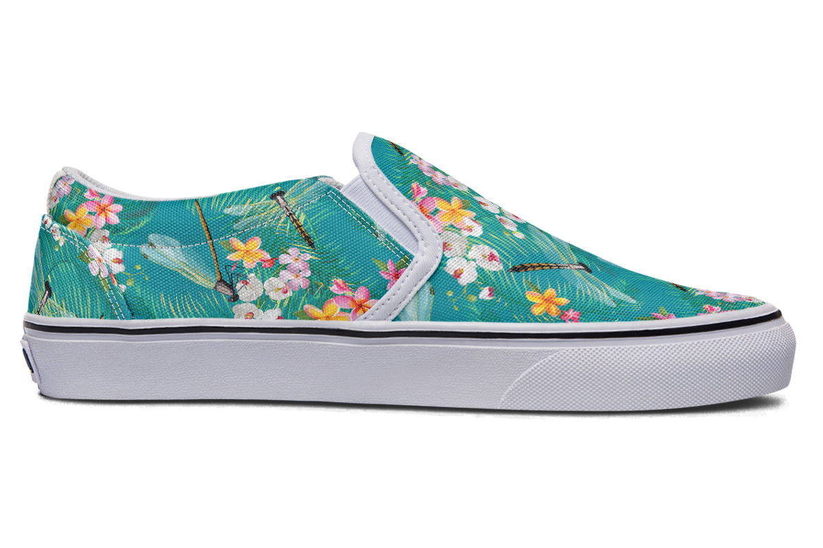 Dragonflies Slip Ons - Offbeat Sweetie