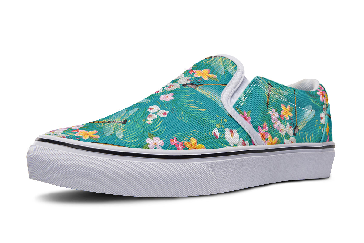 Dragonflies Slip Ons - Offbeat Sweetie