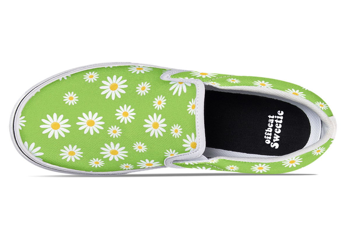Driving Miss Daisy Slip Ons - Offbeat Sweetie