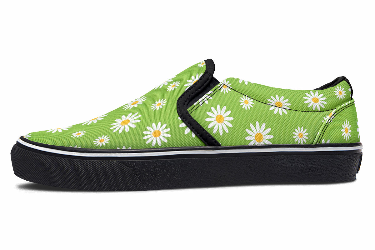 Driving Miss Daisy Slip Ons - Offbeat Sweetie
