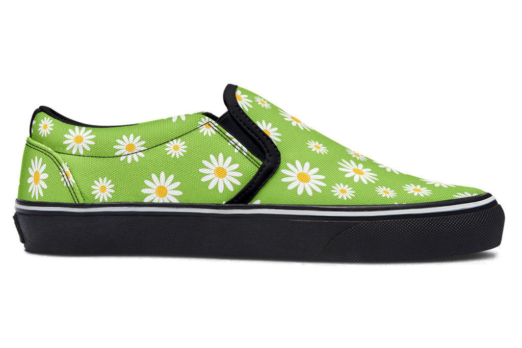 Driving Miss Daisy Slip Ons - Offbeat Sweetie