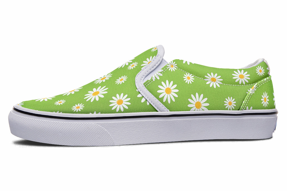 Driving Miss Daisy Slip Ons - Offbeat Sweetie