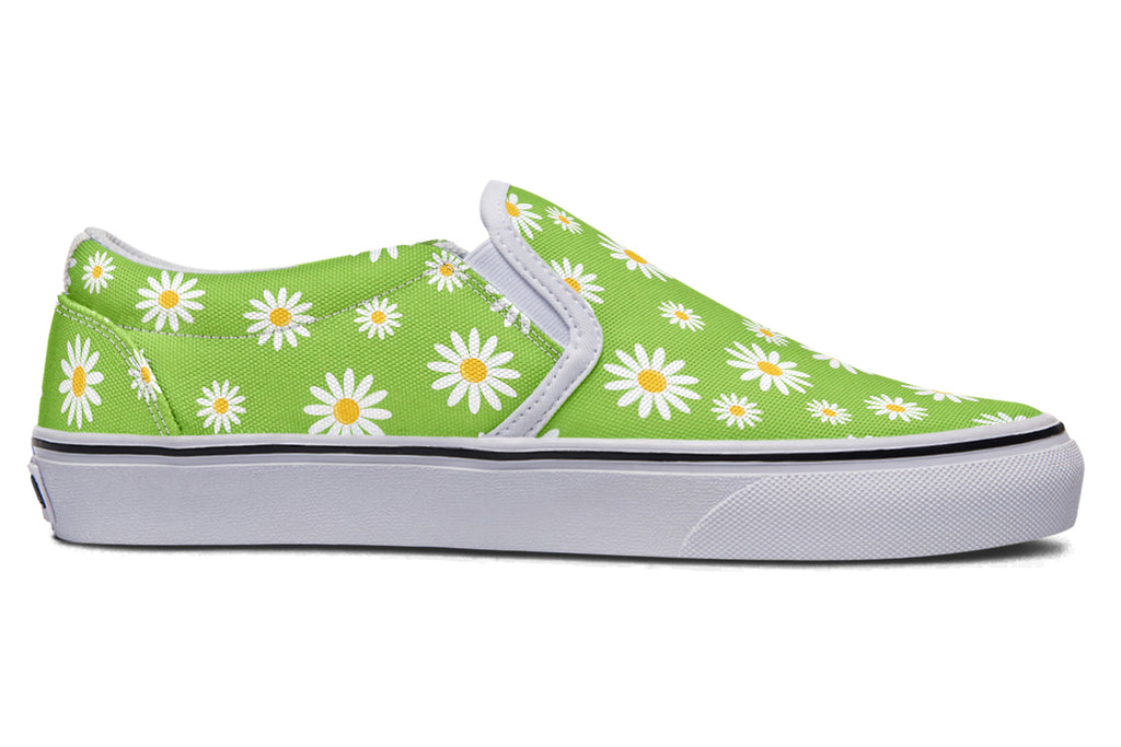 Driving Miss Daisy Slip Ons - Offbeat Sweetie