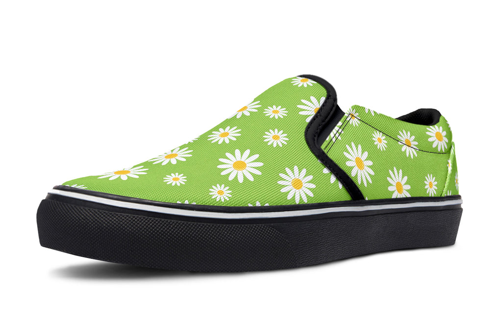 Driving Miss Daisy Slip Ons - Offbeat Sweetie