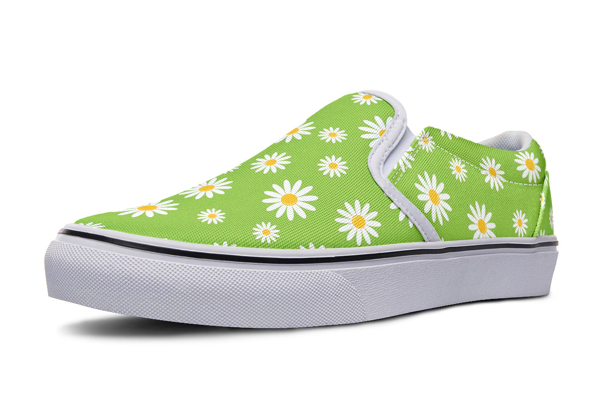 Driving Miss Daisy Slip Ons - Offbeat Sweetie