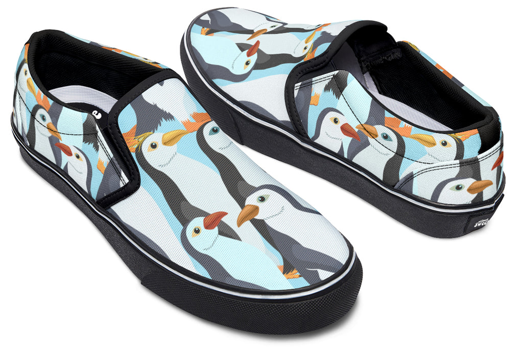 Penguin Party Slip Ons - Offbeat Sweetie