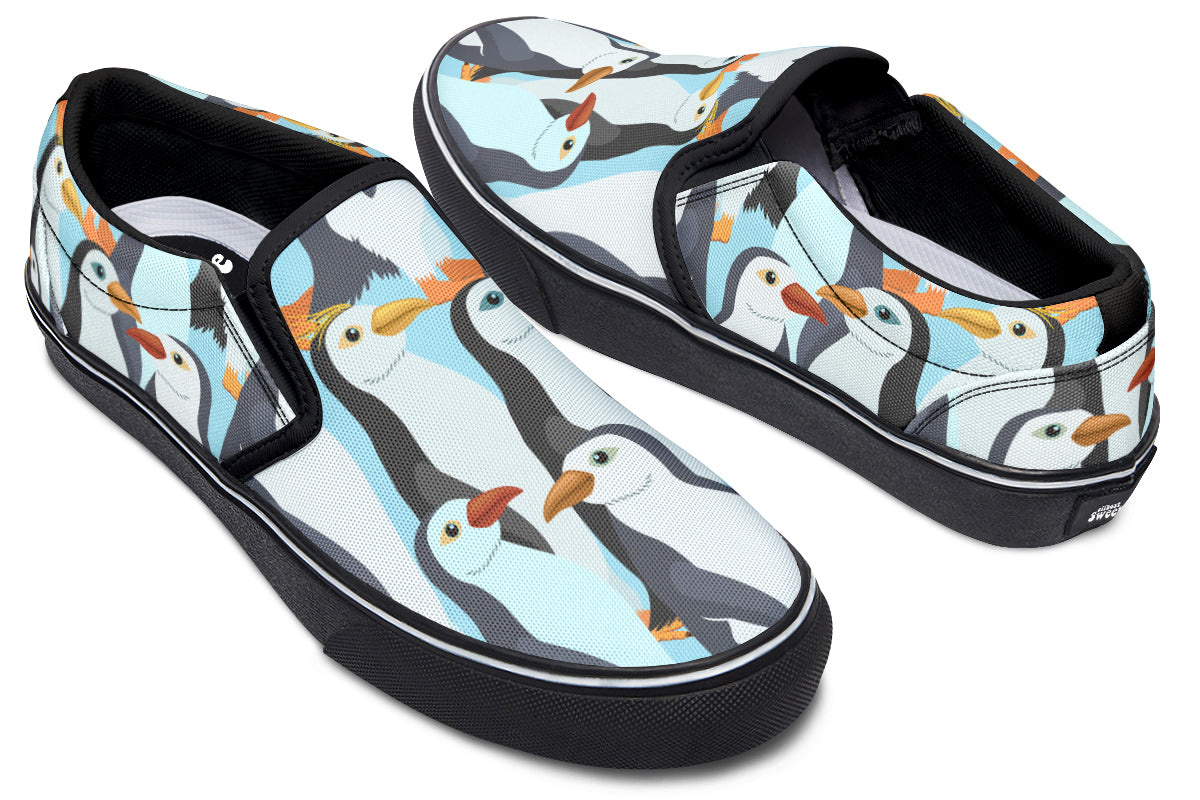 Penguin Party Slip Ons - Offbeat Sweetie