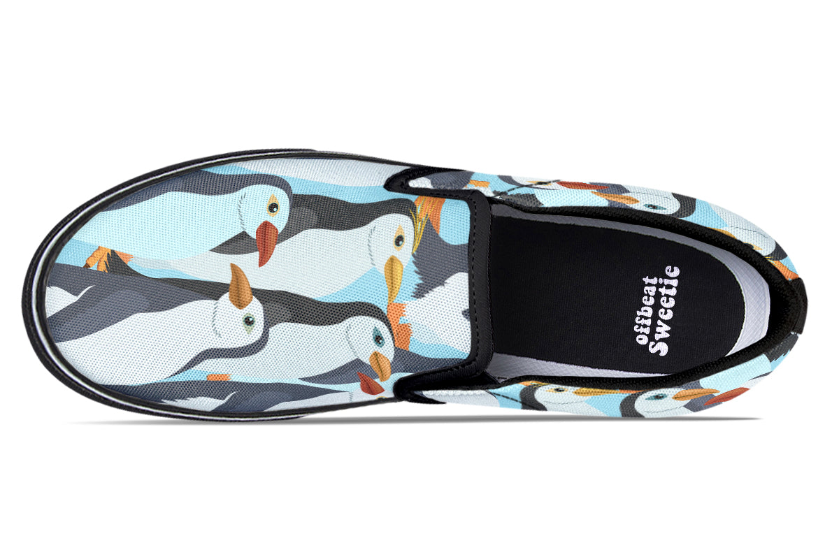 Penguin Party Slip Ons - Offbeat Sweetie