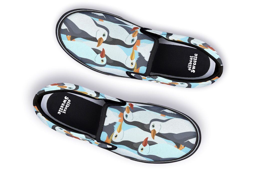 Penguin Party Slip Ons - Offbeat Sweetie