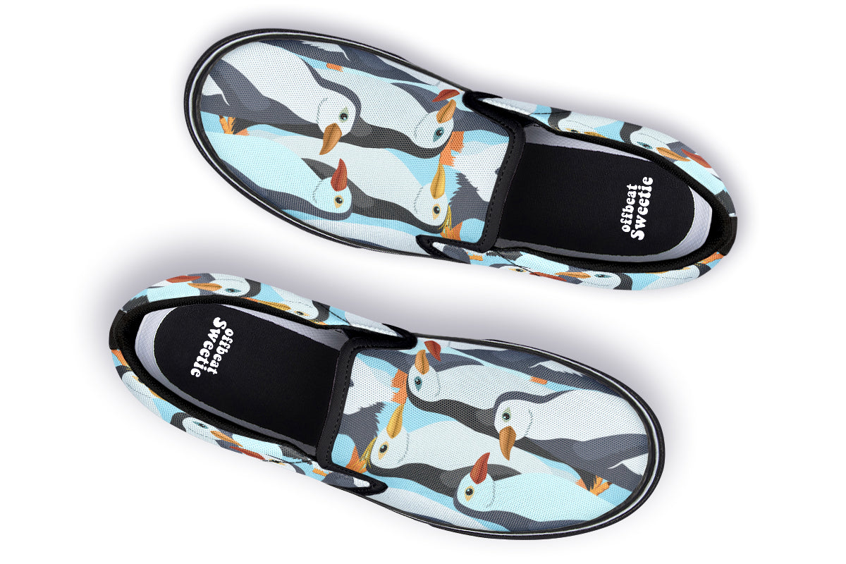 Penguin Party Slip Ons - Offbeat Sweetie