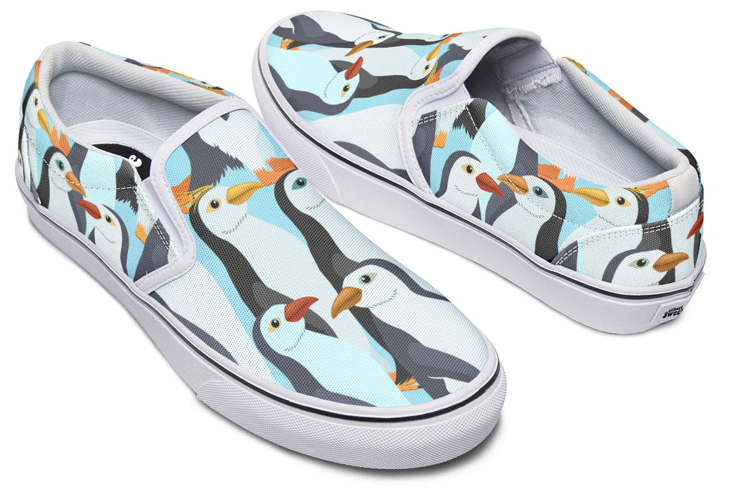 Penguin Party Slip Ons - Offbeat Sweetie
