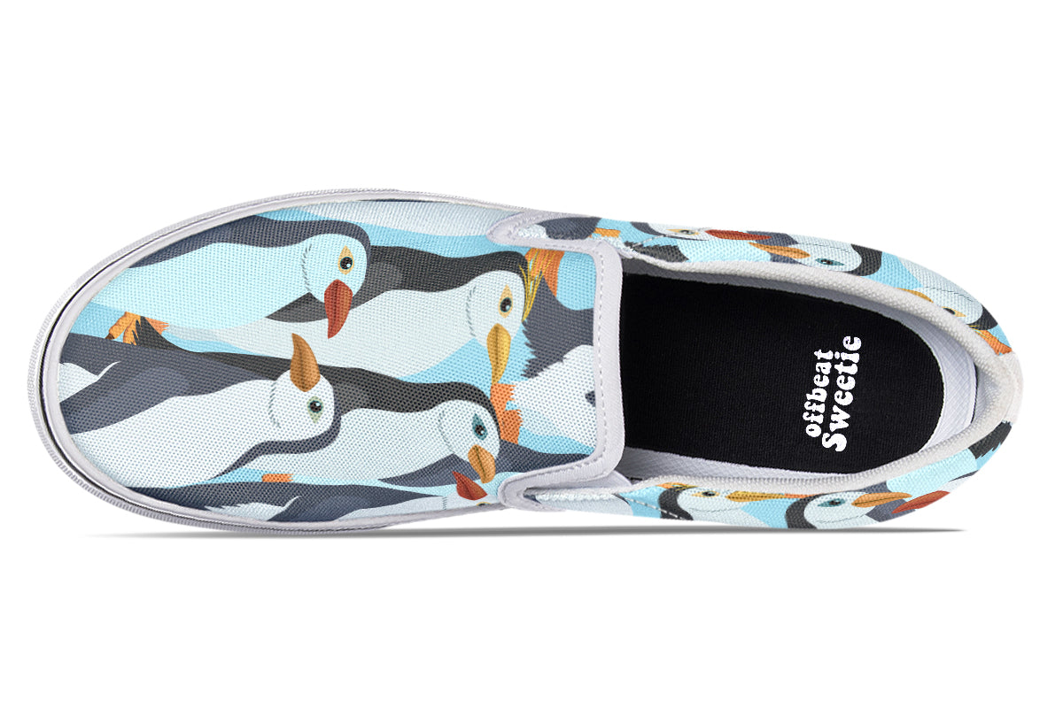Penguin Party Slip Ons - Offbeat Sweetie