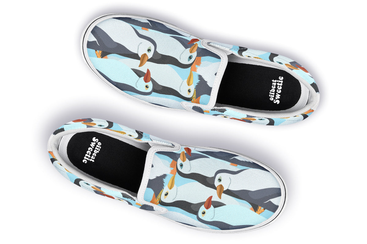 Penguin Party Slip Ons - Offbeat Sweetie