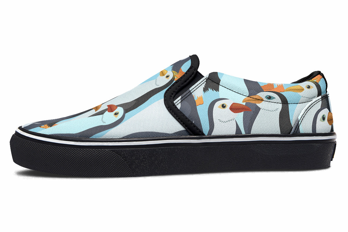 Penguin Party Slip Ons - Offbeat Sweetie