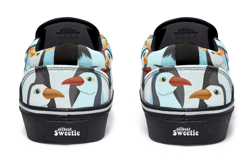Penguin Party Slip Ons - Offbeat Sweetie