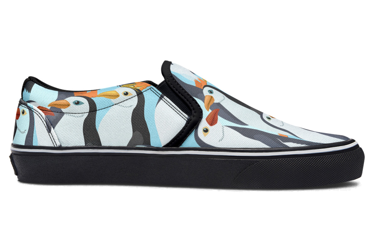 Penguin Party Slip Ons - Offbeat Sweetie