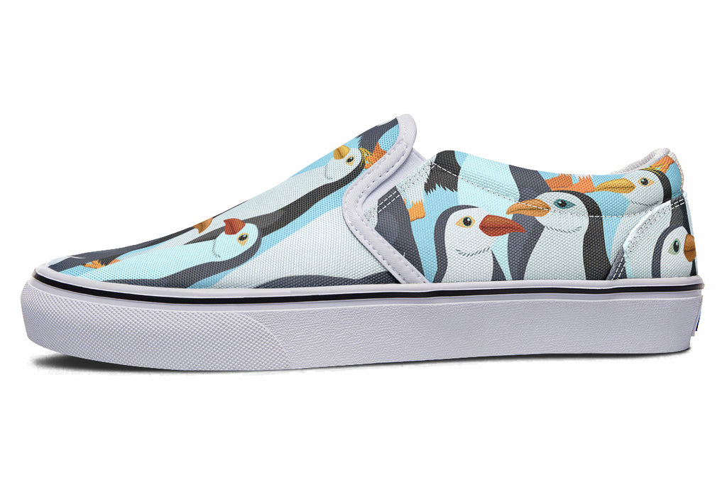 Penguin Party Slip Ons - Offbeat Sweetie