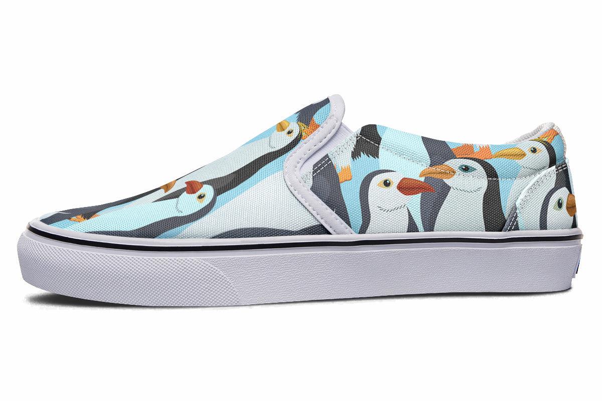 Penguin Party Slip Ons - Offbeat Sweetie