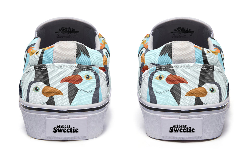 Penguin Party Slip Ons - Offbeat Sweetie