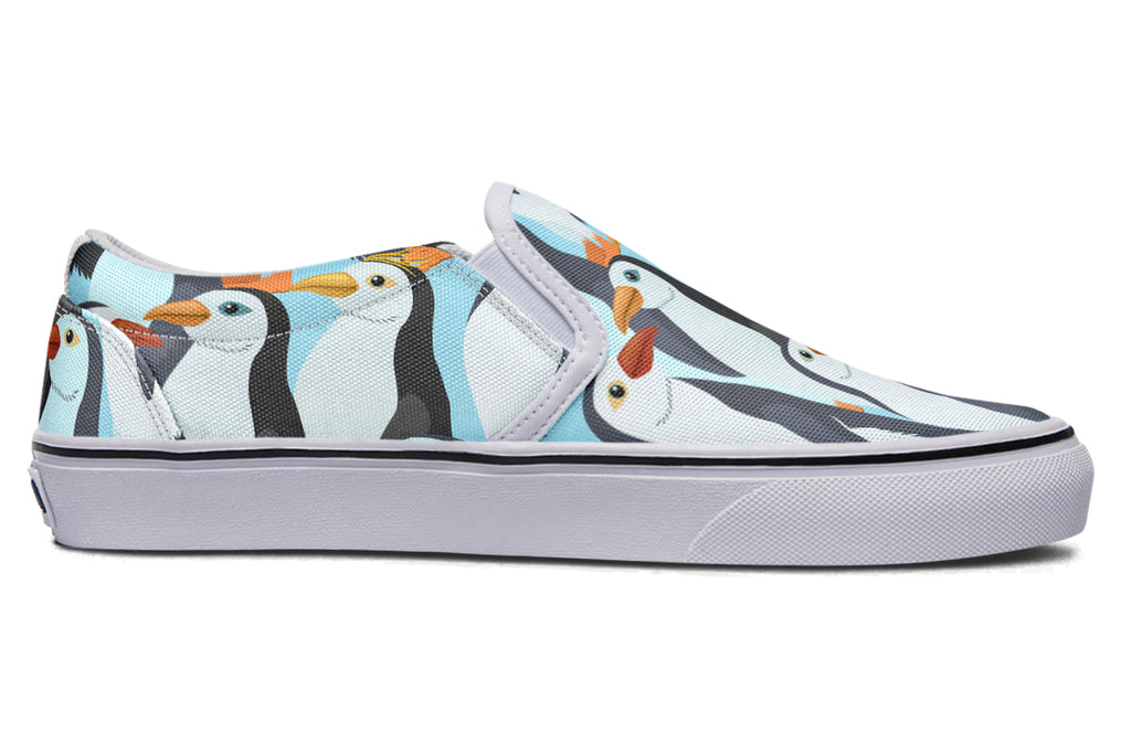 Penguin Party Slip Ons - Offbeat Sweetie