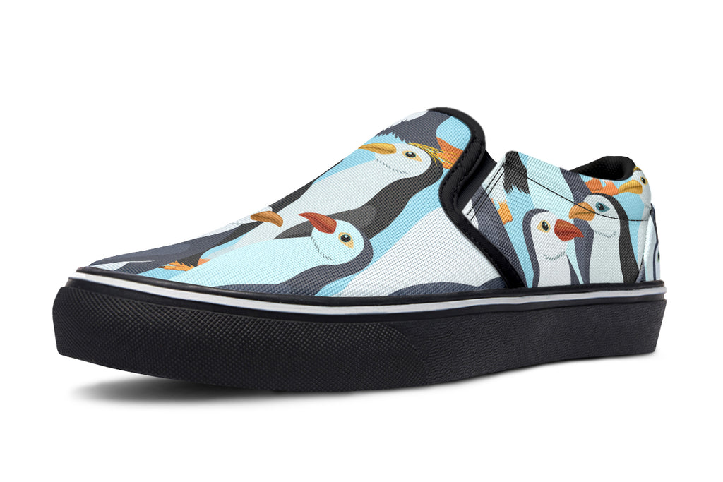 Penguin Party Slip Ons - Offbeat Sweetie
