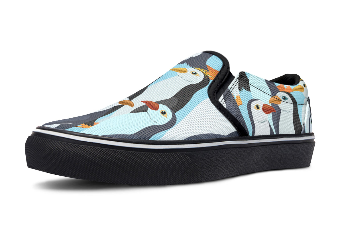 Penguin Party Slip Ons - Offbeat Sweetie