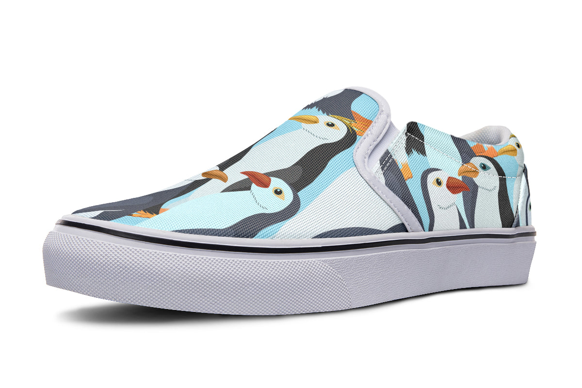 Penguin Party Slip Ons - Offbeat Sweetie