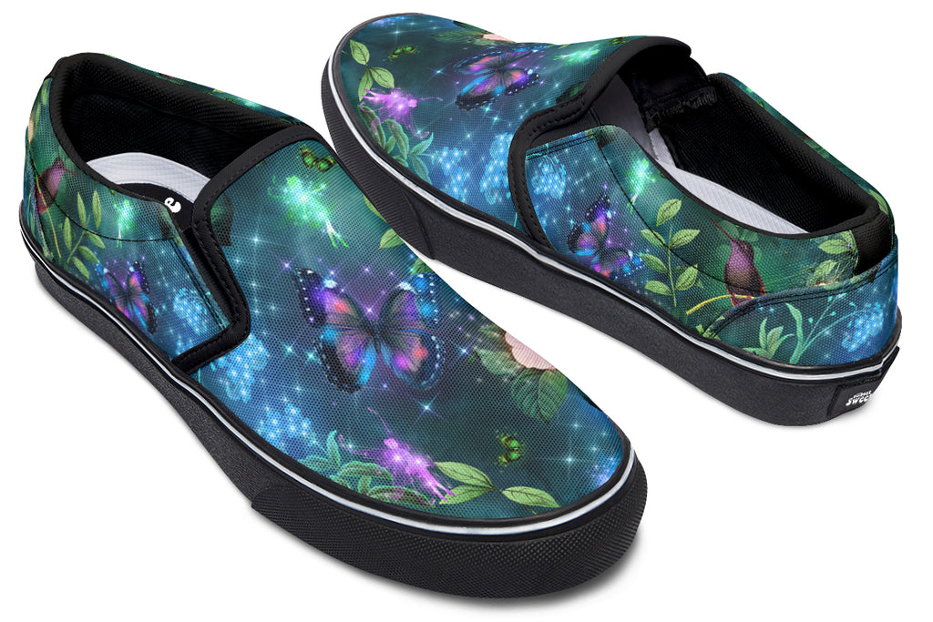 Enchanted Garden Slip Ons - Offbeat Sweetie