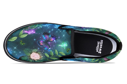 Enchanted Garden Slip Ons - Offbeat Sweetie
