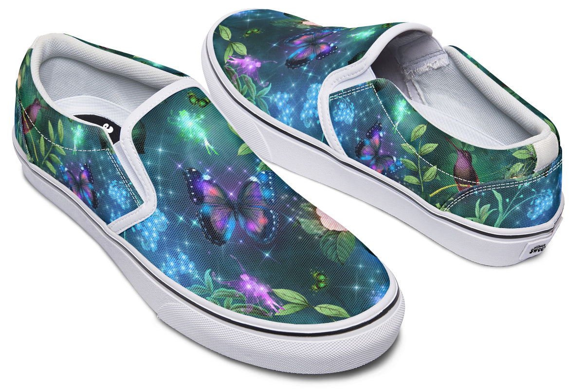 Enchanted Garden Slip Ons - Offbeat Sweetie
