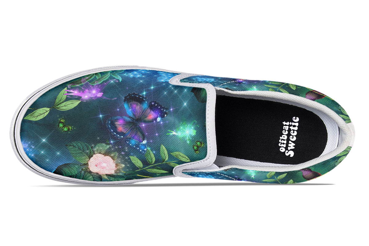 Enchanted Garden Slip Ons - Offbeat Sweetie
