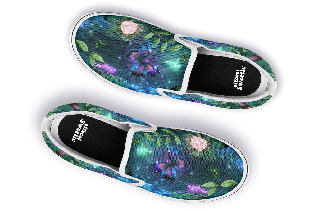 Enchanted Garden Slip Ons - Offbeat Sweetie