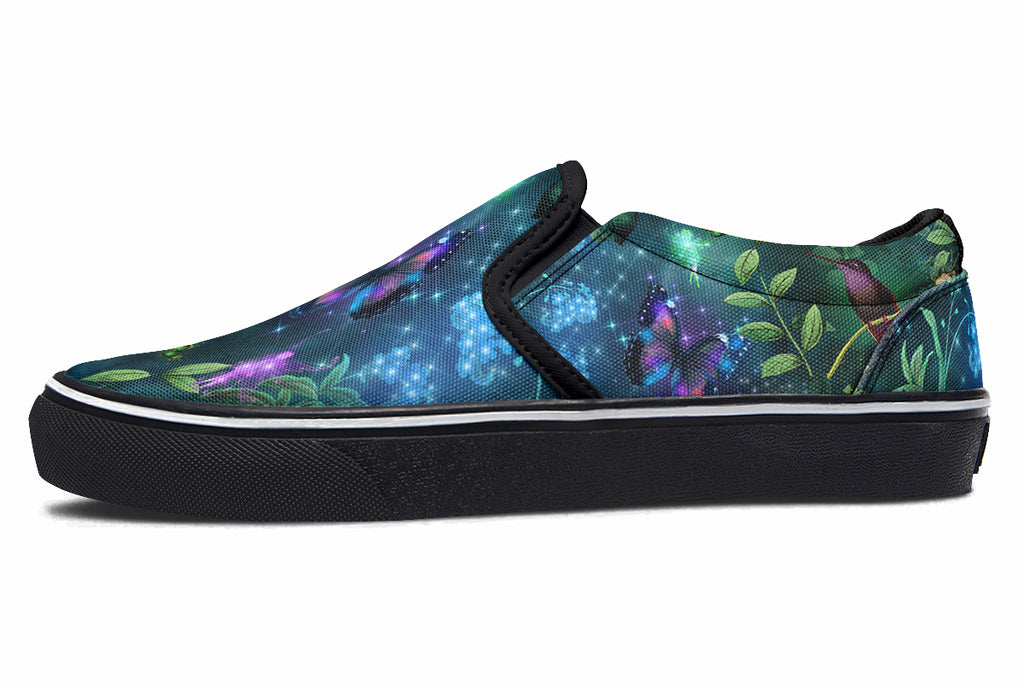Enchanted Garden Slip Ons - Offbeat Sweetie