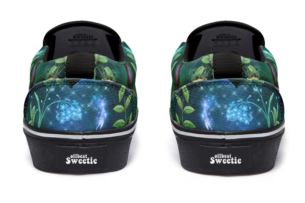 Enchanted Garden Slip Ons - Offbeat Sweetie