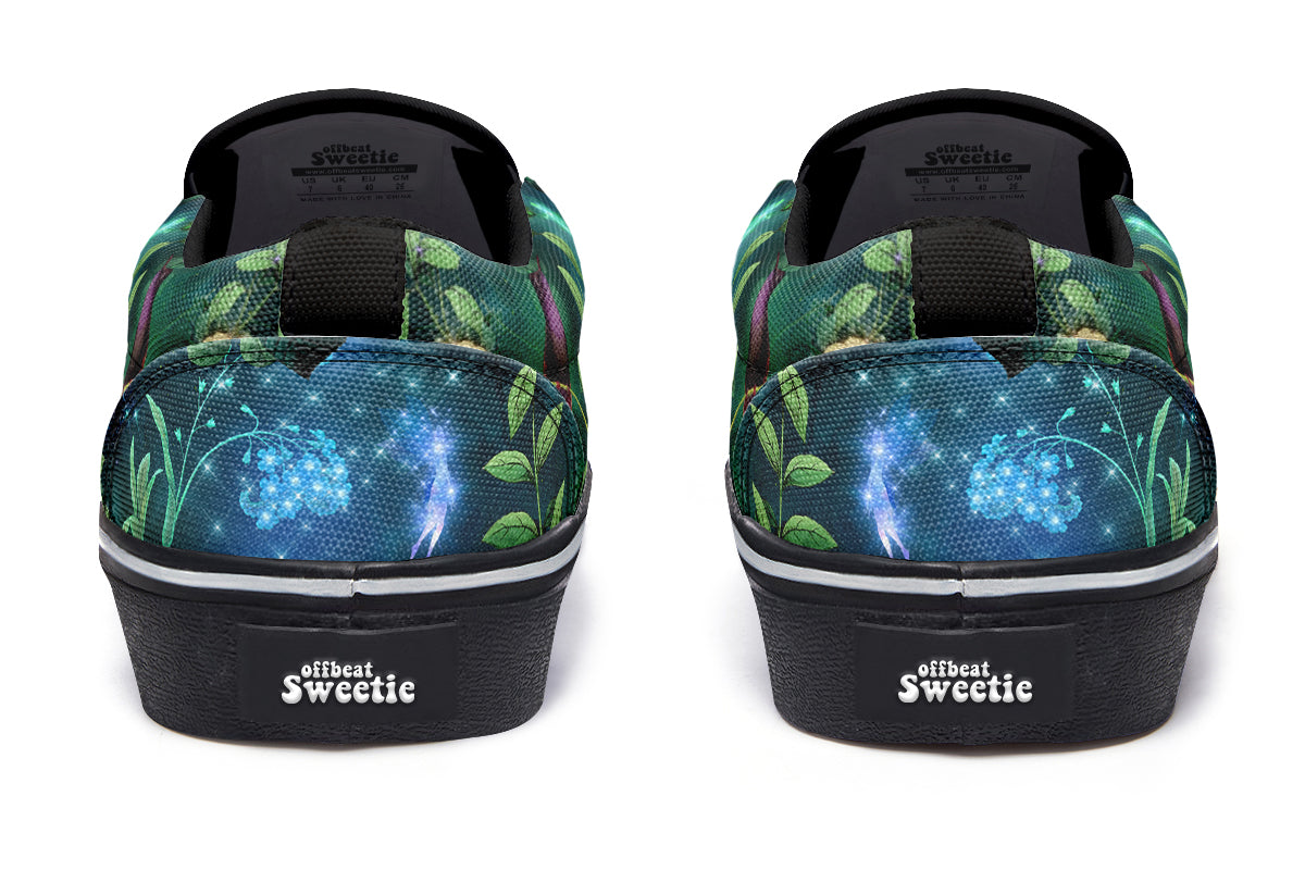 Enchanted Garden Slip Ons - Offbeat Sweetie