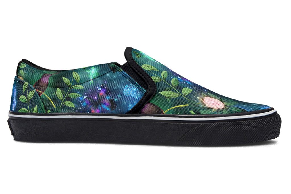 Enchanted Garden Slip Ons - Offbeat Sweetie
