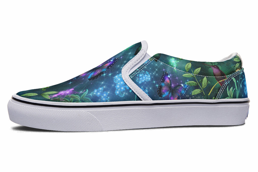 Enchanted Garden Slip Ons - Offbeat Sweetie