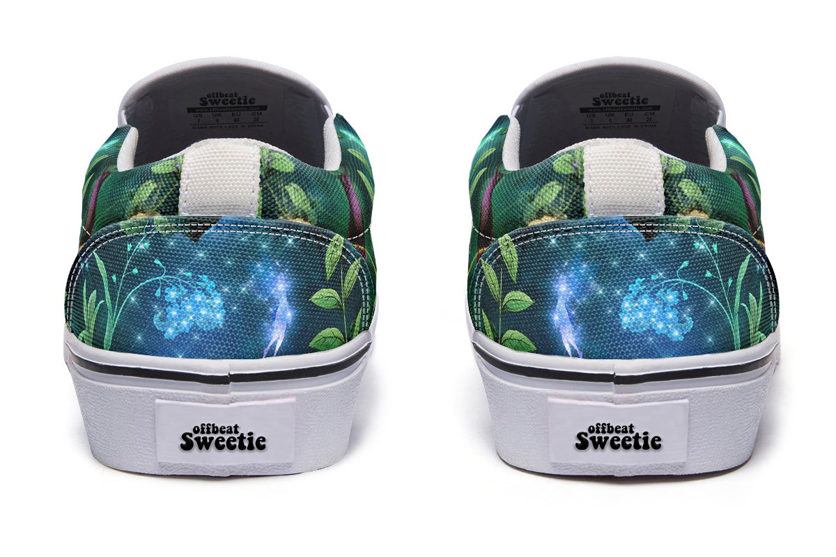 Enchanted Garden Slip Ons - Offbeat Sweetie
