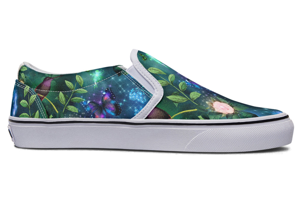 Enchanted Garden Slip Ons - Offbeat Sweetie