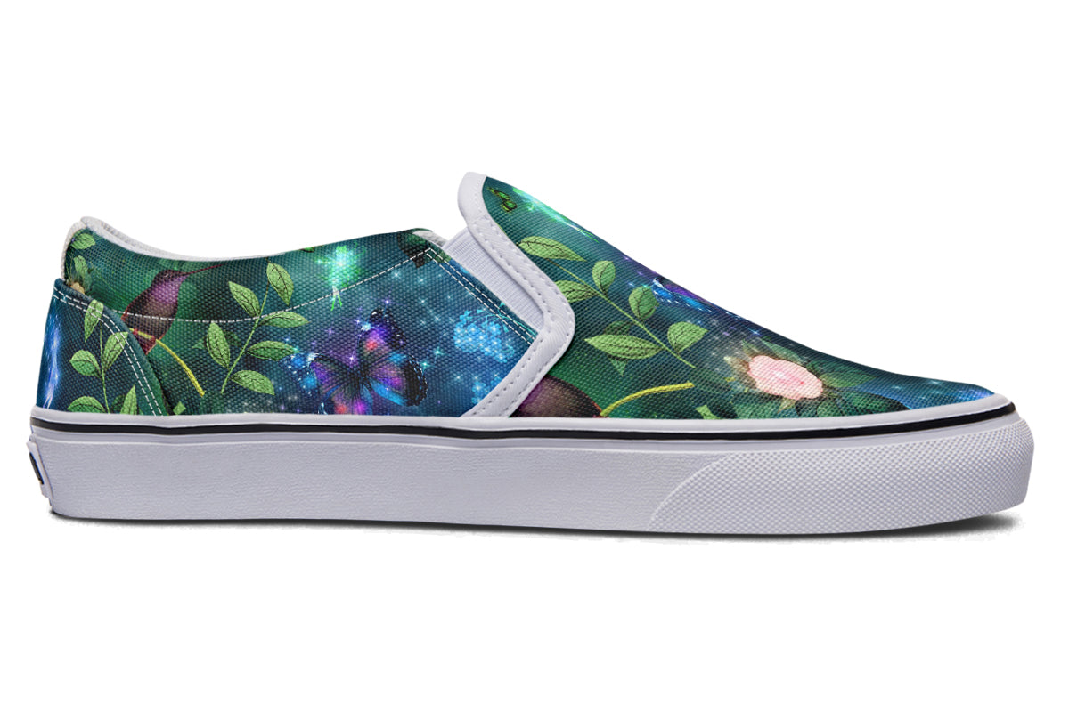 Enchanted Garden Slip Ons - Offbeat Sweetie