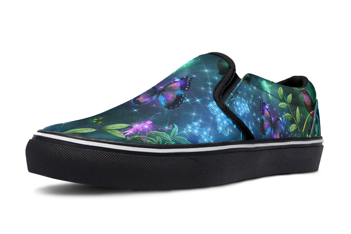 Enchanted Garden Slip Ons - Offbeat Sweetie