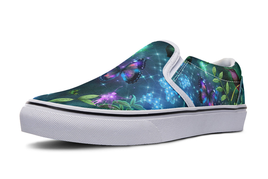 Enchanted Garden Slip Ons - Offbeat Sweetie